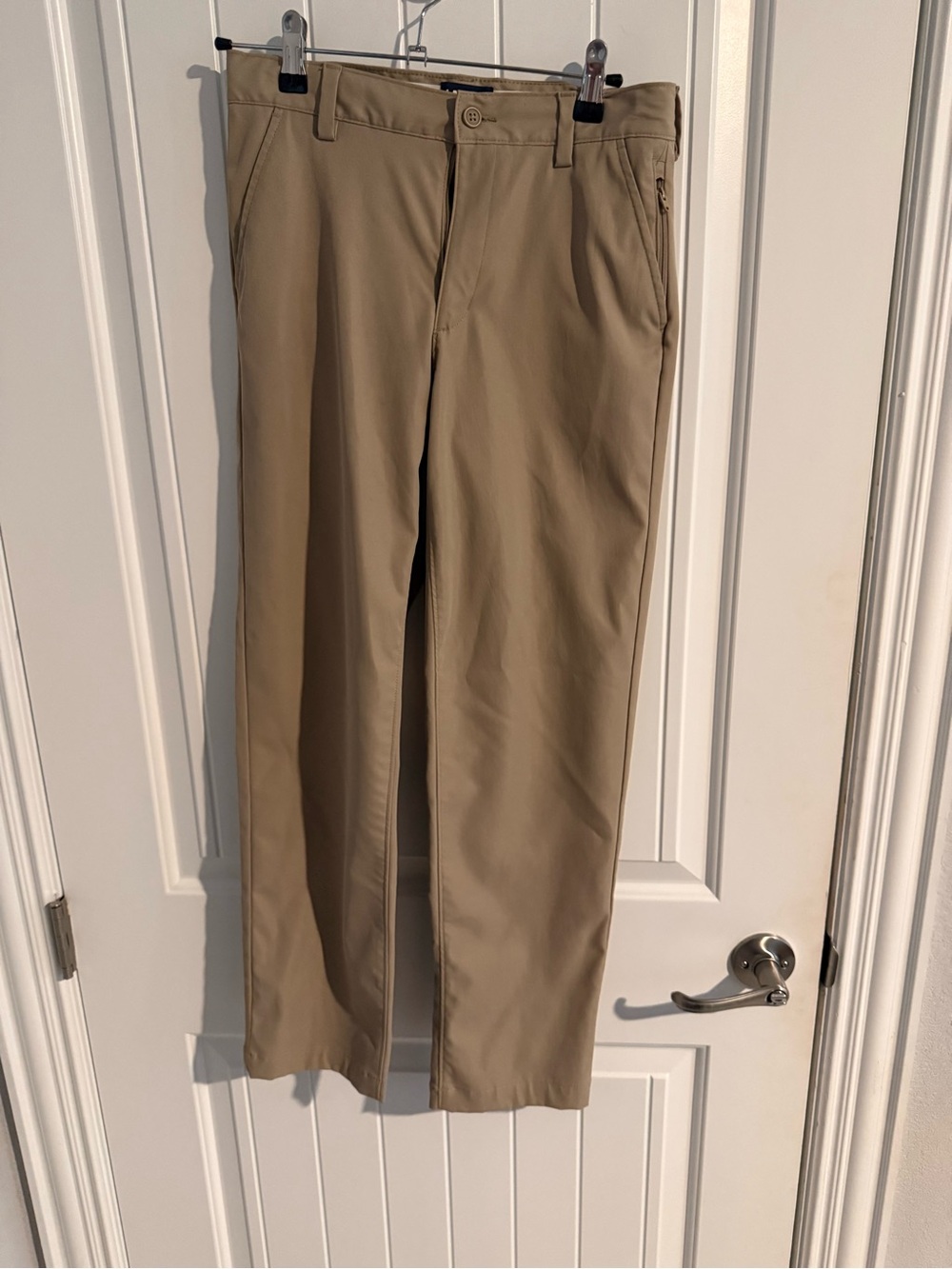 Lands' End Men's Khaki Straight-Leg Chinos in Tan